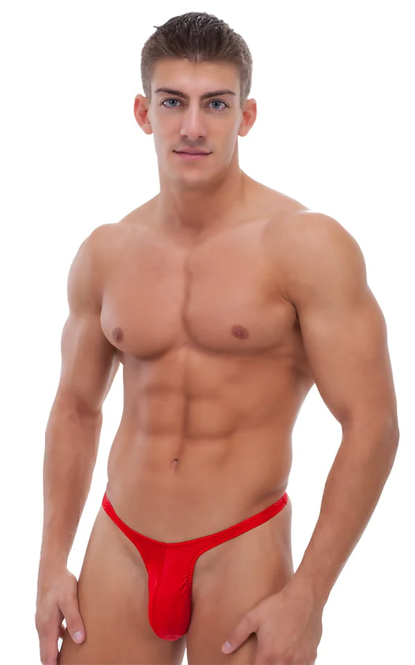 M44 - Mens Bravura Pouch Thong - Metallics - Image 8